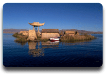 Isla Flotante Lago Titicaca